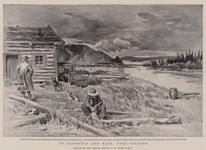 Naar Klondyke en Terug, Fort Selkirk door Charles Edwin Fripp